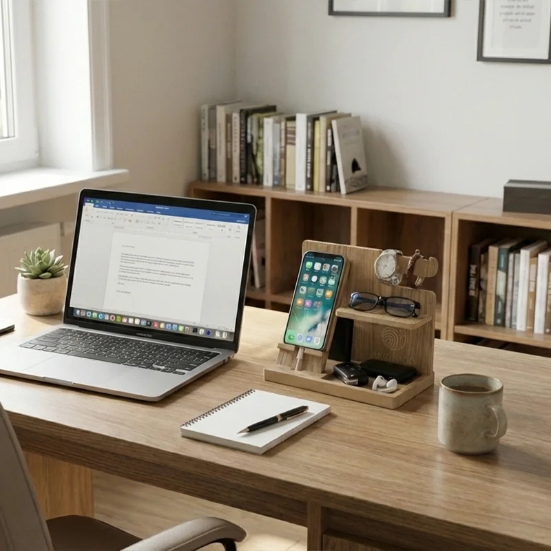 حامل الهاتف و منظم الاكسسوارات