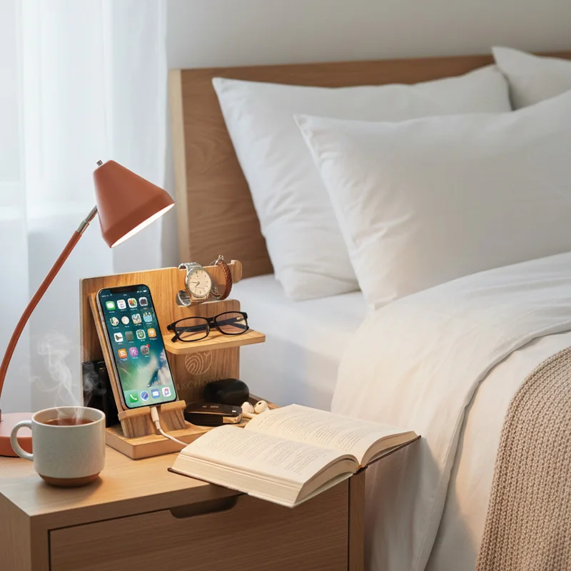 حامل الهاتف و منظم الاكسسوارات