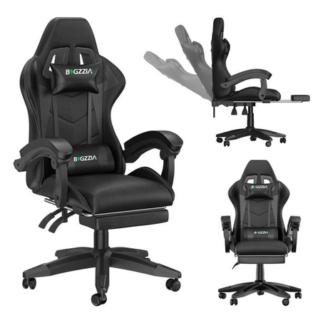 Chaise Gaming Likeregal Originale avec Repose-pieds et Masseur Lombaire