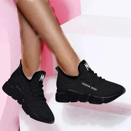 Fashion Paire de Basket Pour Femme - Baladeuse - Noir