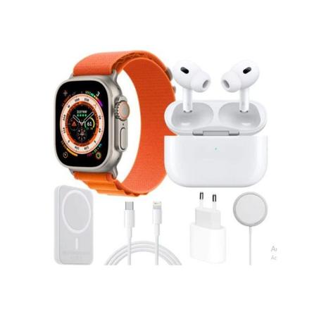 Ultra montre connectee Power bank ecouteur sans fil chargeur du tout en 1 X