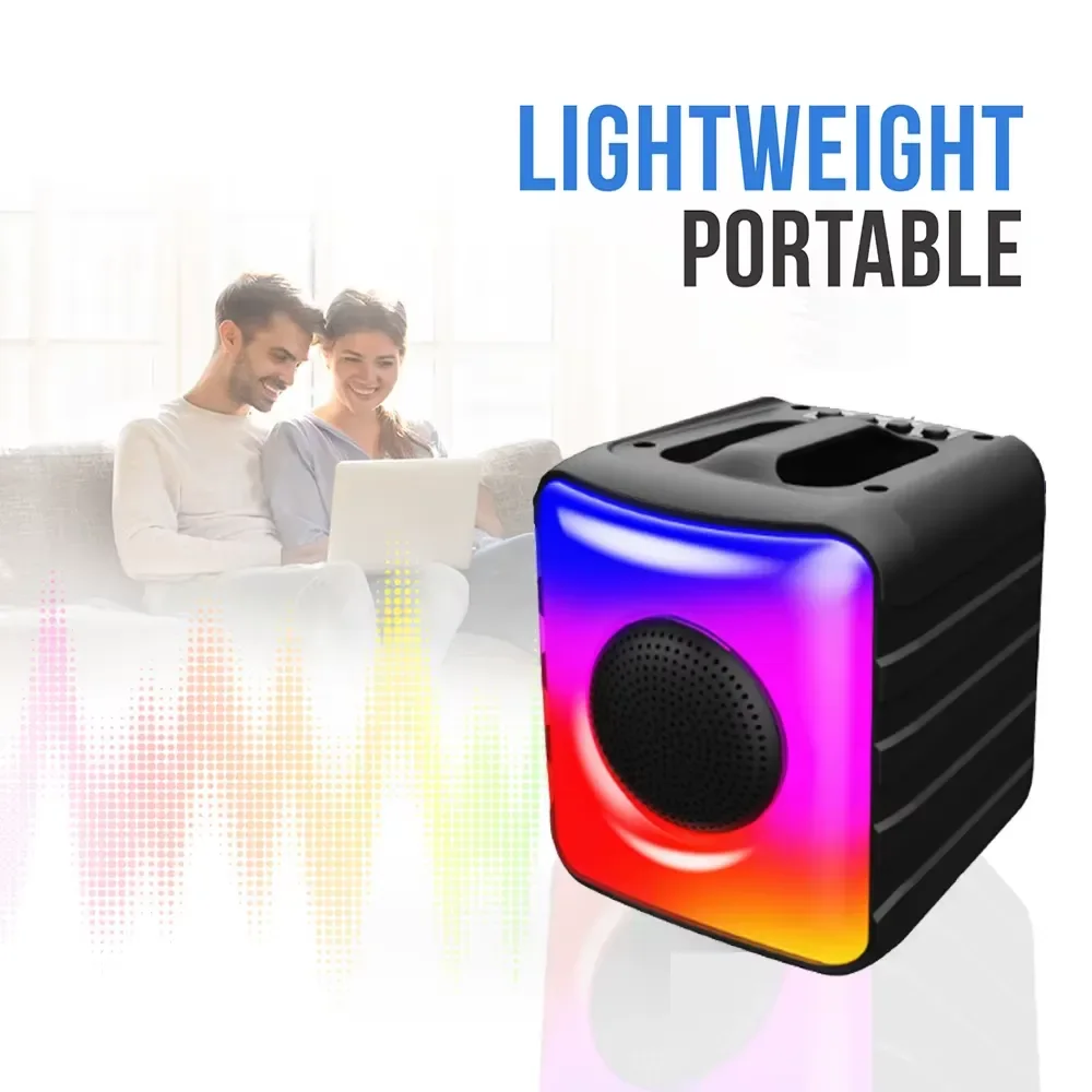 JBK-1401 JBK-1402 prix d'usine nouveau 4 pouces flamme lumière LED Caixa De Som Partybox haut-parleur Bluetooth