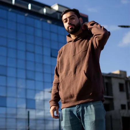 Hoodie Oversize Chocolate