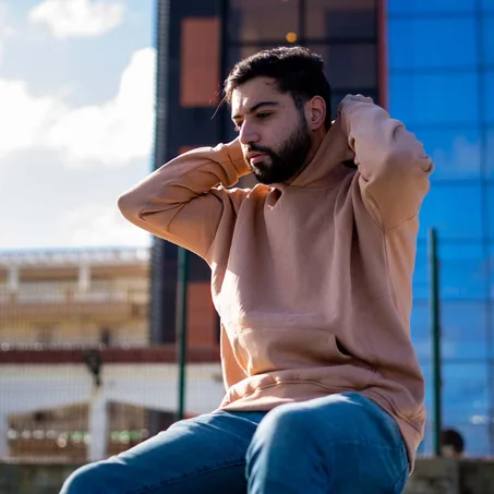 Hoodie Oversize Brown