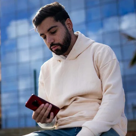Hoodie Oversize Beige