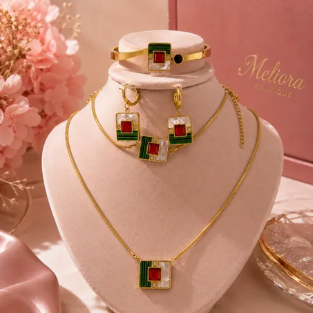 بارير ALGERIA 4 قطع – Élégance Algérienne