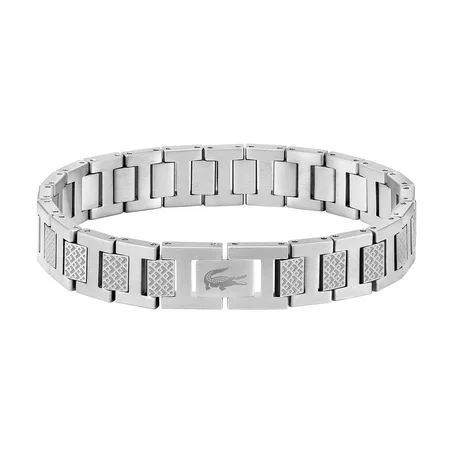 Bracelet Lacoste Homme en Acier Inoxydable 🐊