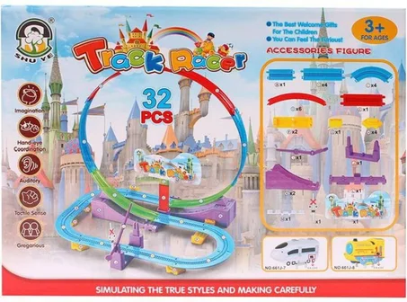 لعبة القطار المتحرك train track racer jeu enfant