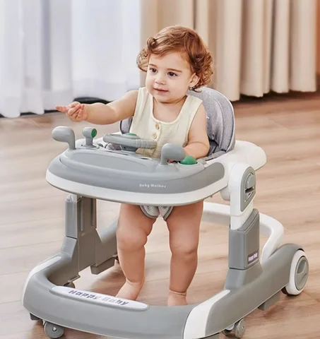 Trotteur Bébé Multifonction avec Siège Confort et Jouets – Baby Walker Sécurisé