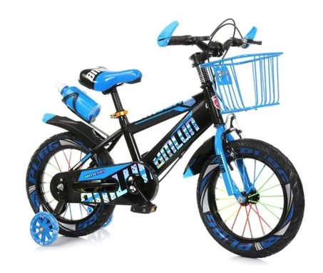 Vélo Enfant BIMUN 16 pouces – Avec Roulettes, Panier & Gourde