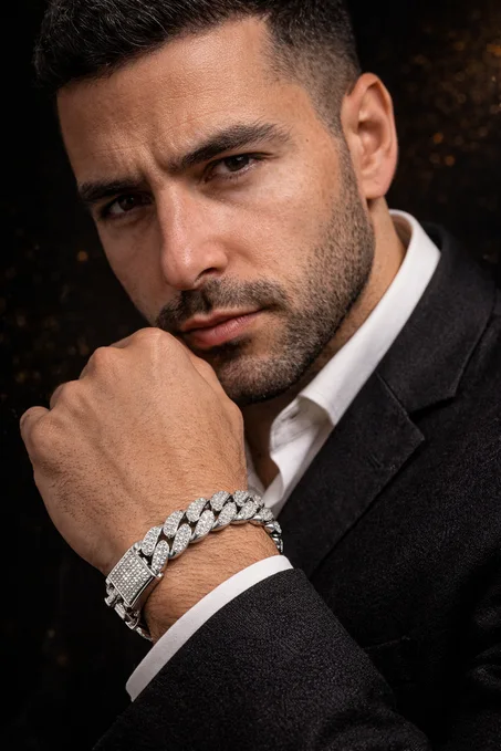 سوار  فاخر مطلي بالذهب 18 قراط