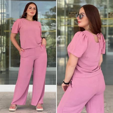 Ensemble Deux Pièces Rose – Chic & Confort Absolu
