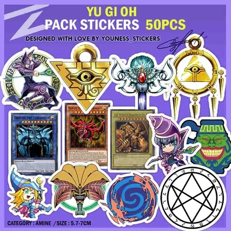 YU GI OH STICKERS