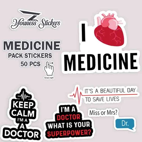 medcine stickers