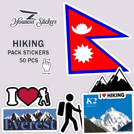 HIKING STICKERS