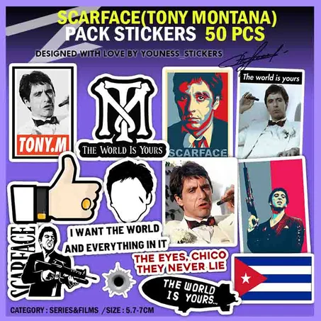 SCARFACE STICKERS