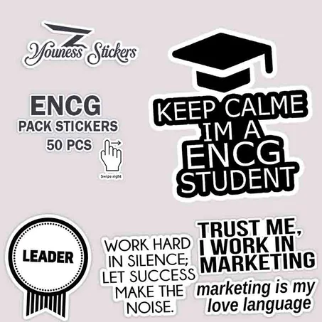 encg leader stickers