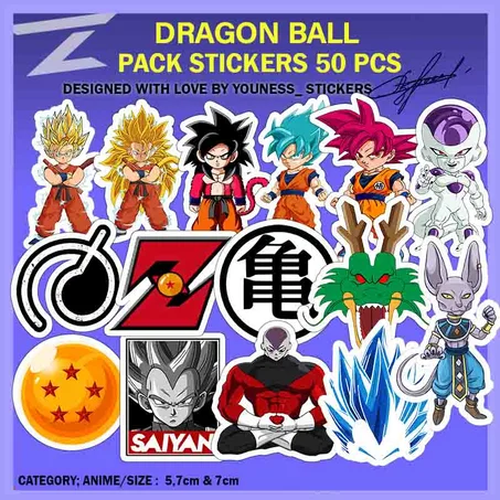 DBZ STICKERS