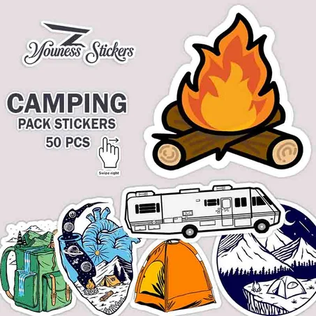 CAMPING STICKERS