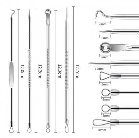 Aiguille d'élimination des points noirs