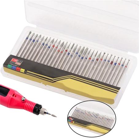 30 Mèches de polissage des ongles