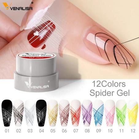 Venalisa ❘ Spider Gel nail art