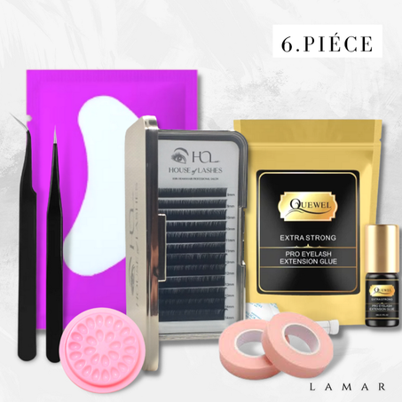 Pack de cils professionnel / 6 Piéces