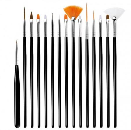 15 Brosse à ongles Nail Art