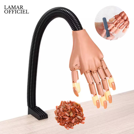 Main D'entraînement Manucure flexible et réglable