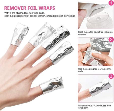 Dissolvant de vernis 100 piéces