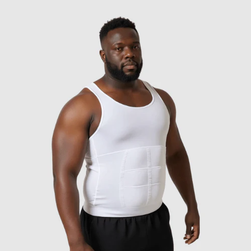 T-shirt pour cacher le ventre pour hommes