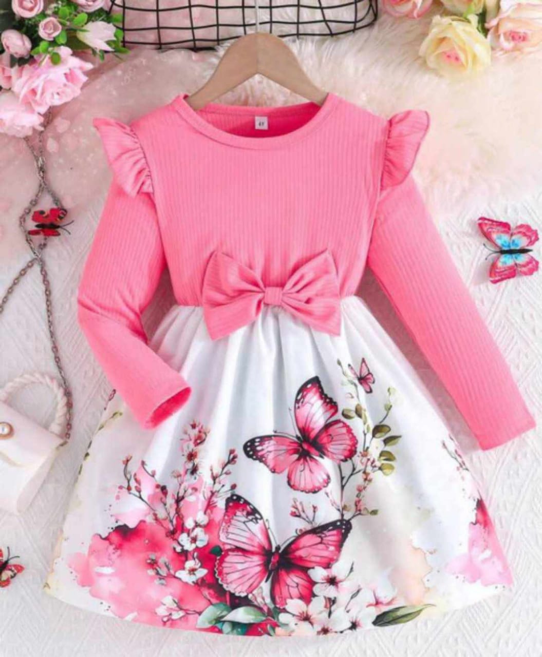 فستان بناتي أنيق بلمسة ناعمة