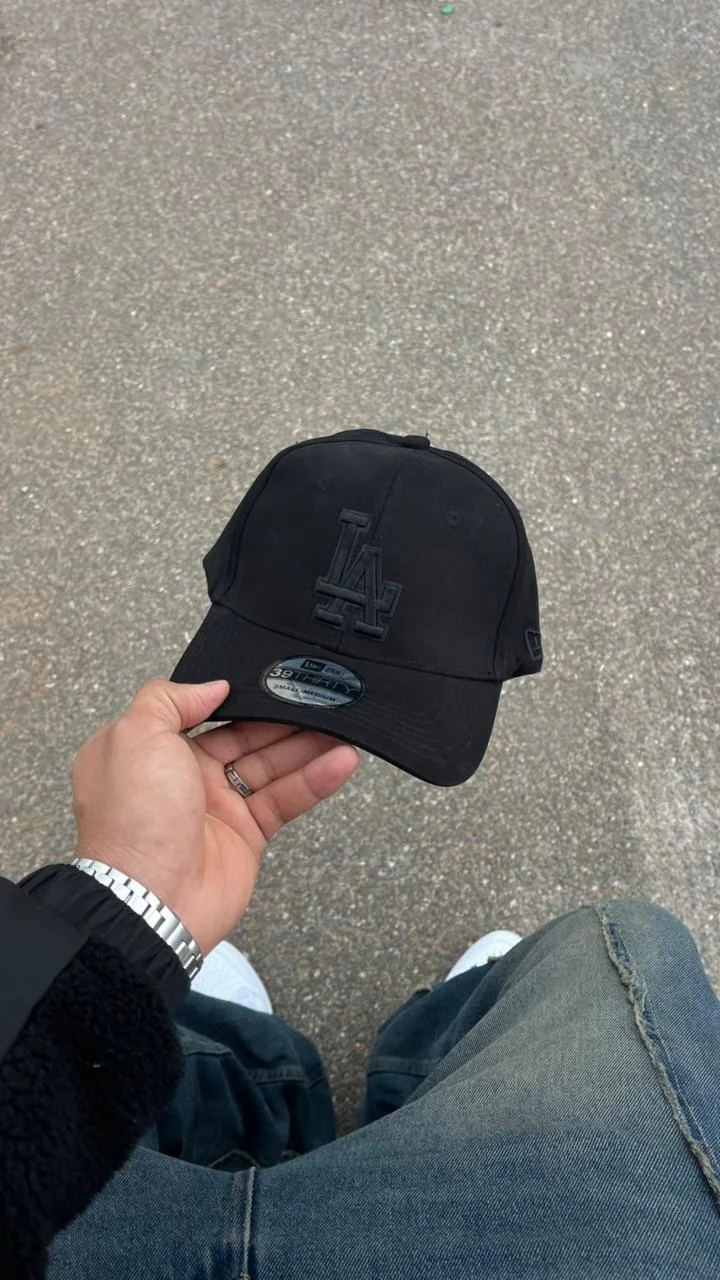 CAP LOS ANGELES FULL BLACK
