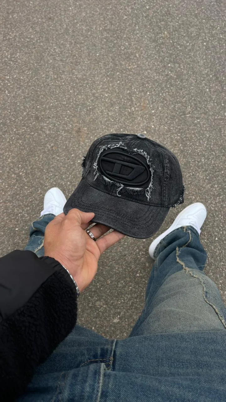 CAP DIESEL JEANS BLACK