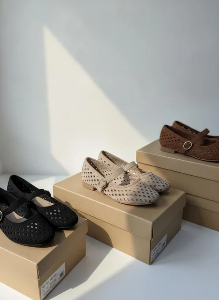 Ballerines Mary Jane Ajourées