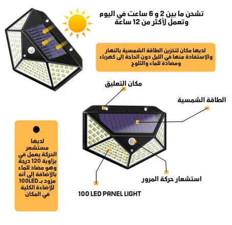 مصباح مستشعر الحركة التلقائي