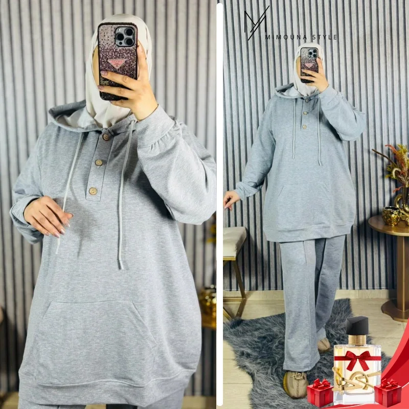 Survettement  Chic &  sport 🇹🇷. شال + عطر  مجاني كهدية