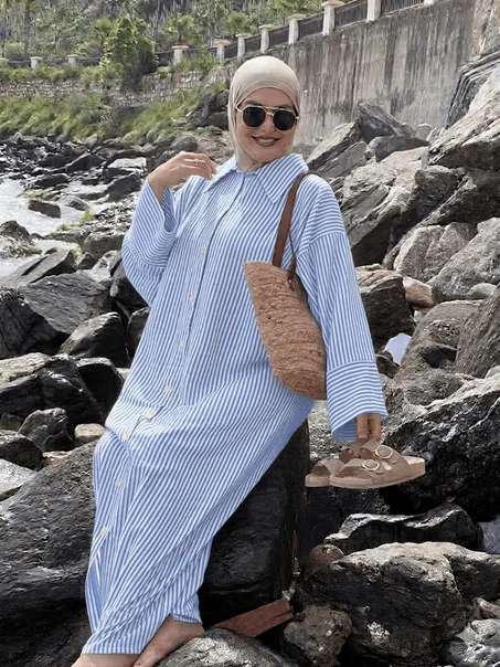 Robe Chemise  – Long & Chic