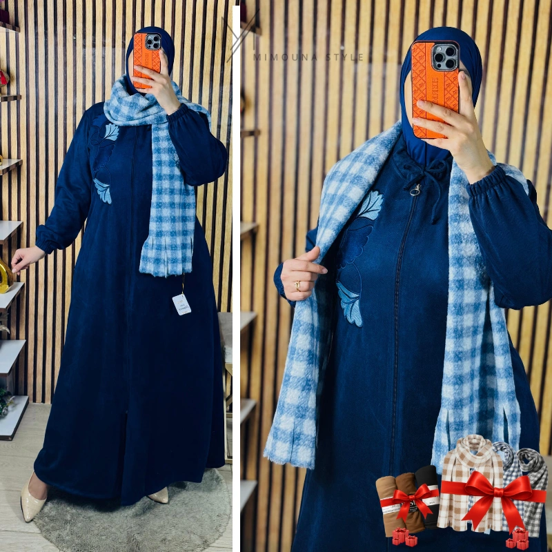 جلابة شتوية 2026 ❄🌸دفئ + الأناقة (J3N)