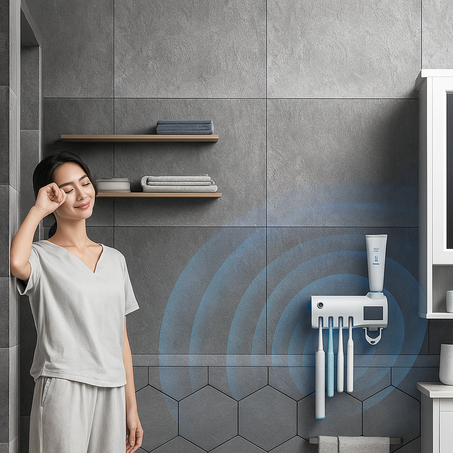 حامل فرشاة الأسنان