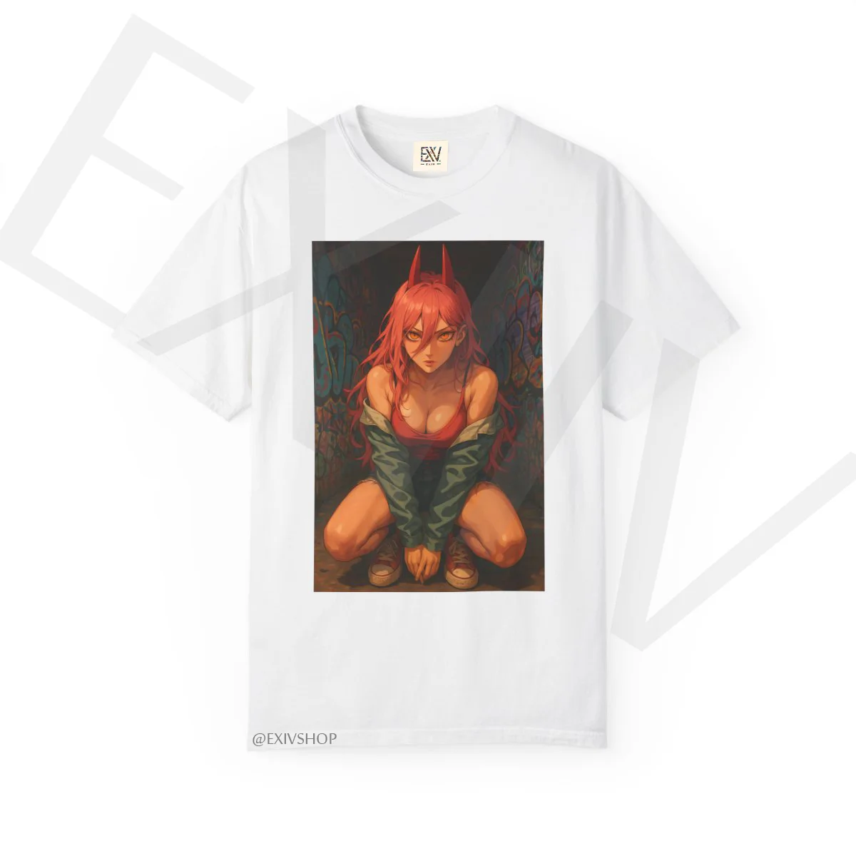 EXIV - POWER CHAINSAWMAN OVERSIZED TEE