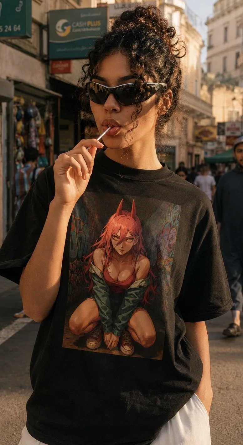 EXIV - POWER CHAINSAWMAN OVERSIZED TEE