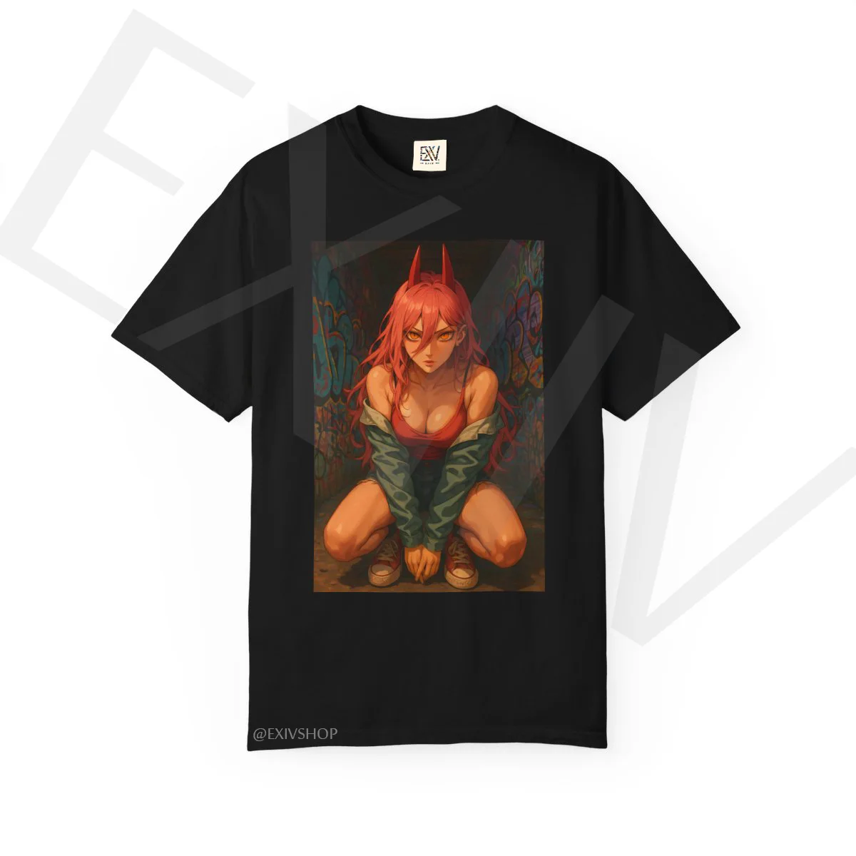 EXIV - POWER CHAINSAWMAN OVERSIZED TEE