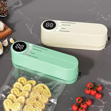 جهاز تفريغ الهواء ولحام الأكياس 3×1 (لاسلكي ومحمول) - توصيل مجاني لمدة 24 ساعة