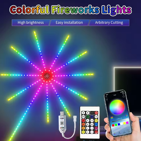 الألعاب النارية LED سلسلة أضواء