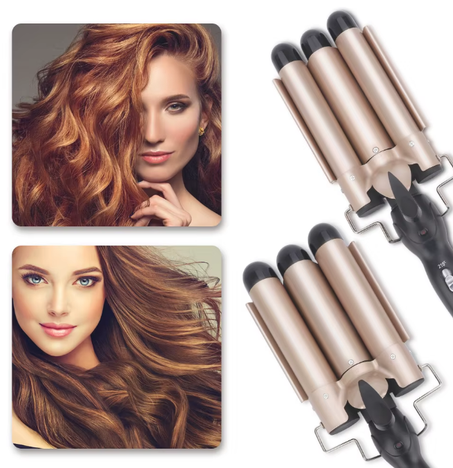 مكواة فرد وتمويج لجميع انواع الشعر