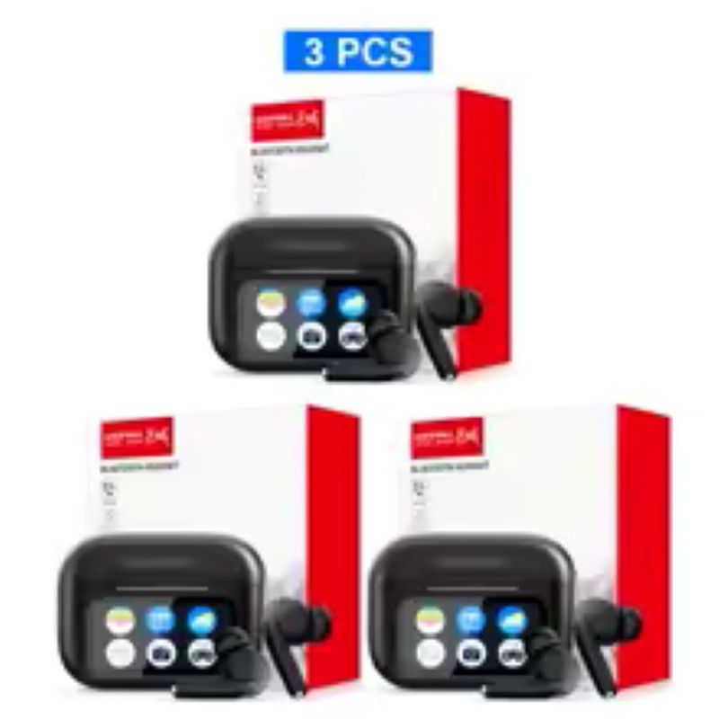 سماعات GREATWALL الذكية بلوتوث بشاشة لمس HiFi