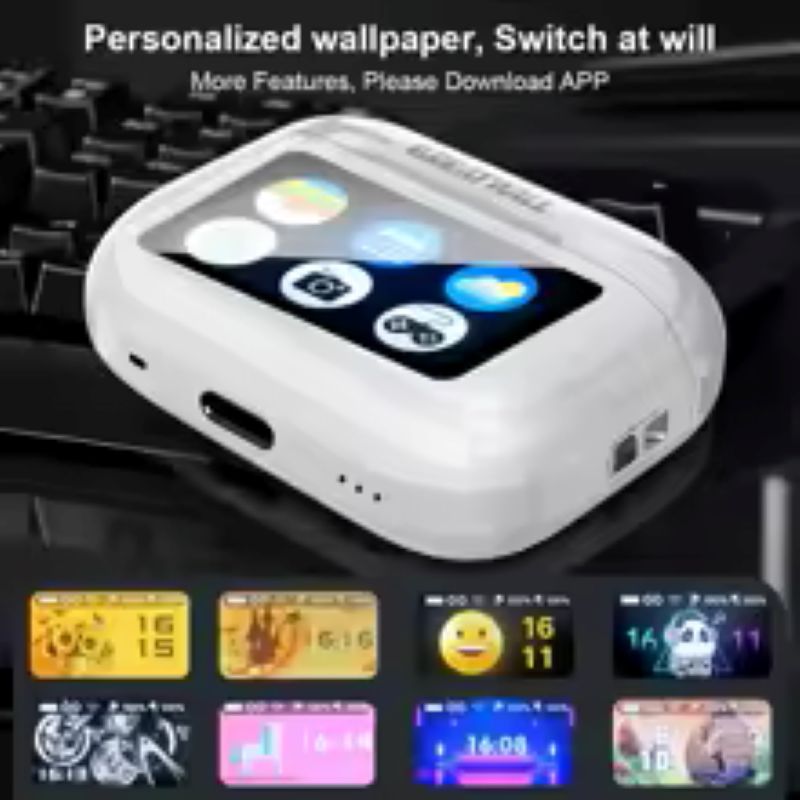 سماعات GREATWALL الذكية بلوتوث بشاشة لمس HiFi