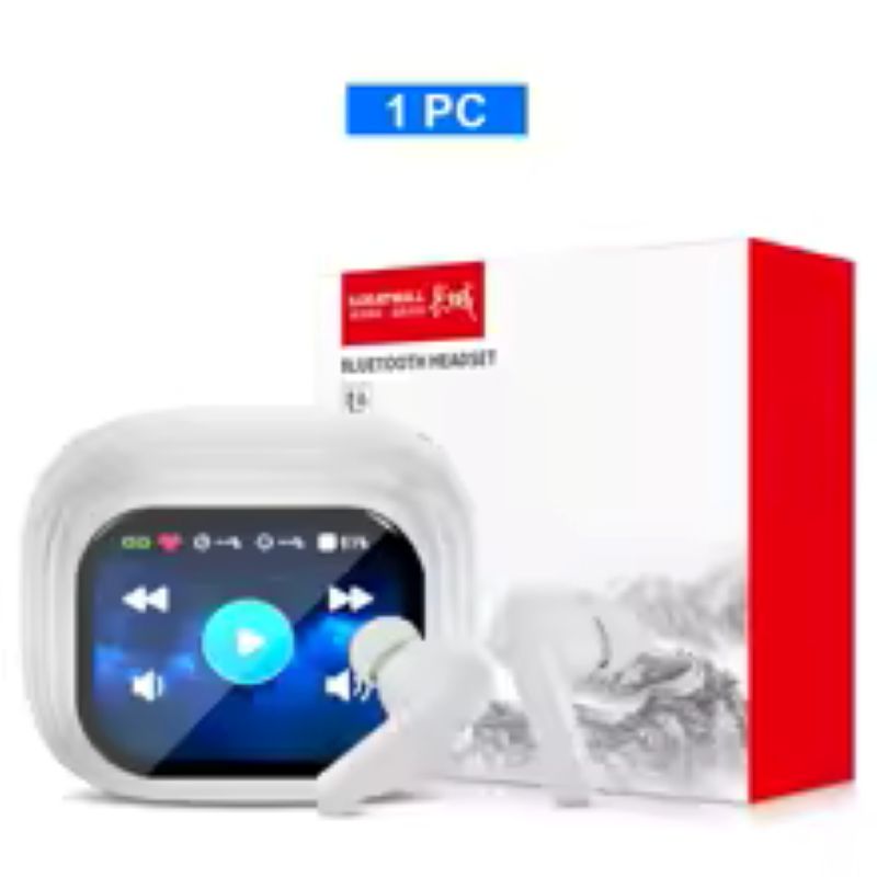 سماعات GREATWALL الذكية بلوتوث بشاشة لمس HiFi