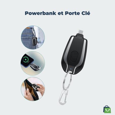 mini chargeur (powerbank) et porte clé